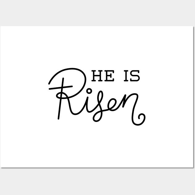 He is Risen Wall Art by TheMoodyDecor